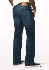 Jean droit décontracté pour homme Driven, indigo sablé - BM22640