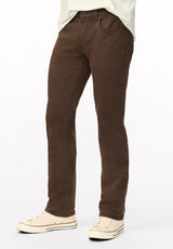 Six Men's Straight Freedom Flex Pants, Chocolate Martini - BM22939