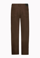 Six Men's Straight Freedom Flex Pants, Chocolate Martini - BM22939