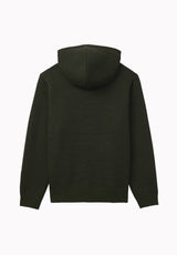 Waolo chandail à capuchon géométrique pour homme, Ciboulette - BM24918