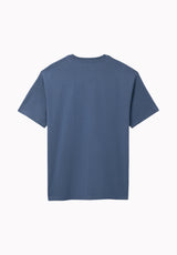 Tulian t-shirt à motif Buffalo pour homme, Indigo vintage - BM24965