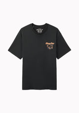 Tordan t-shirt à motif Buffalo imprimé néon pour homme, Noir - BM24967