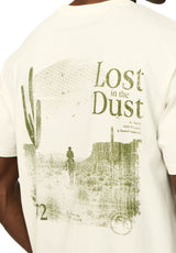 Talbert t-shirt à motif « Lost in the Dust » pour homme, Lait - BM24969