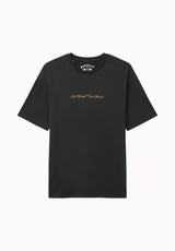 Trevano t-shirt à motif vintage au dos pour homme, Noir - BM24978