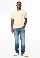 Taverno t-shirt à motif Buffalo Football Club pour homme, Lait - BM24984
