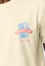 Taverno t-shirt à motif Buffalo Football Club pour homme, Lait - BM24984