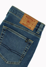 Ash Men's Slim Freedom Flex Jeans, Authentic Wash - BM26017