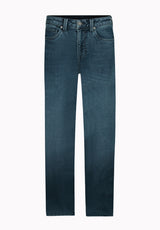 Six Men's Straight Freedom Flex Jeans, Whiskered Fleece - BM26018