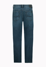 Six Men's Straight Freedom Flex Jeans, Whiskered Fleece - BM26018