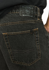 Jean coupe très ample pour homme Mikey, Noir - BM26121