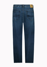 Six Men's Straight Jeans, Indigo Wash - BM26280