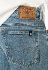 Driven jean droit décontracté pour homme, Fini vintage - BM26297