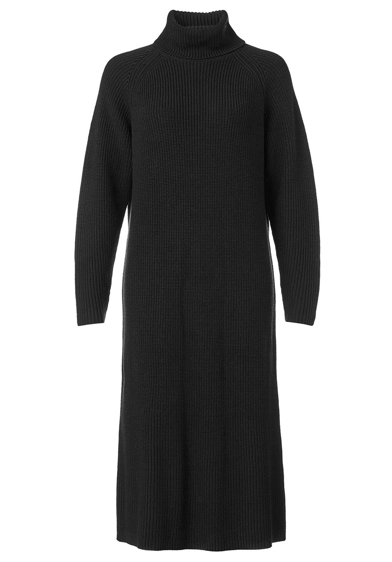 Buffalo David Bitton Paityn Black Women's Turtleneck Sweater Dress - SD0002F  