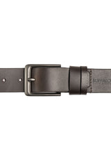 Buffalo David Bitton Full Grain Brown Buffalo Leather Belt - BB1003C13 Color BROWN