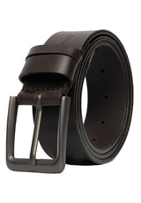 Buffalo David Bitton Full Grain Brown Buffalo Leather Belt - BB1003C13 Color BROWN