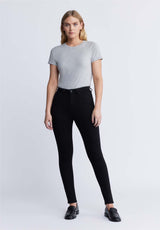 High Rise Skinny Skylar Women's Jeans in Black - BL15663