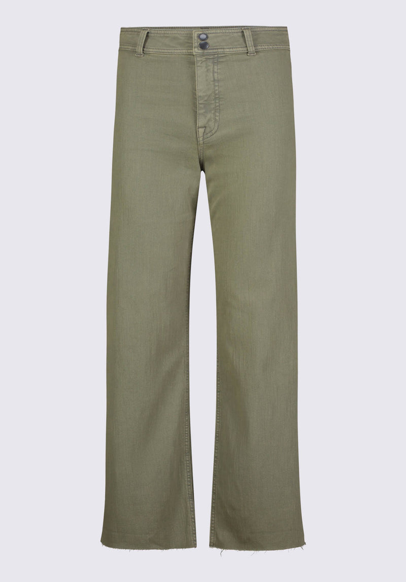Buffalo David BittonAdele High Rise Women's pants in Washed Olive - BL15883 Color OLIVE