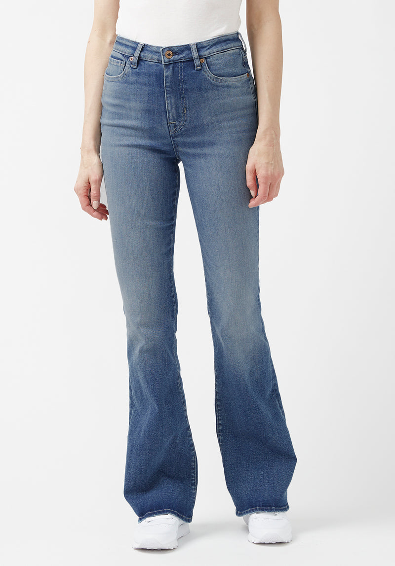 Buffalo David Bitton Joplin High Rise Flared Women’s Jeans - BL15899 Color INDIGO