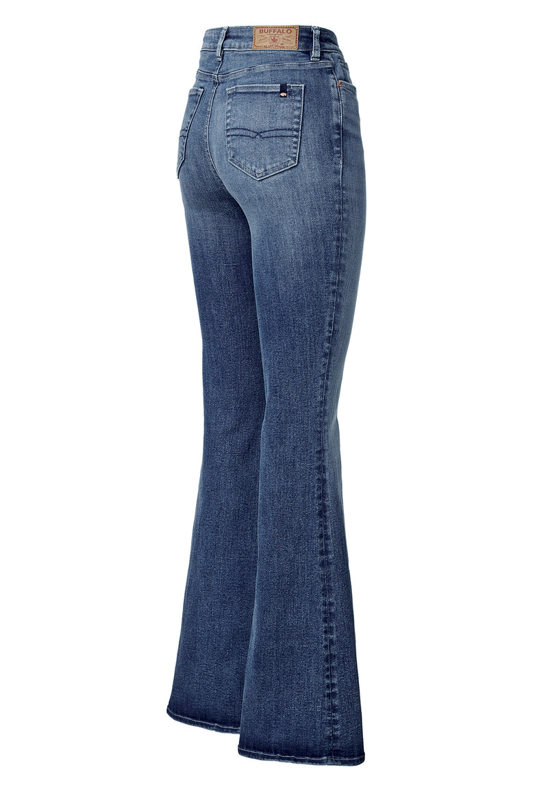 Mid Rise Bootcut Queen Women's Jeans in Dark Blue – Buffalo Jeans CA