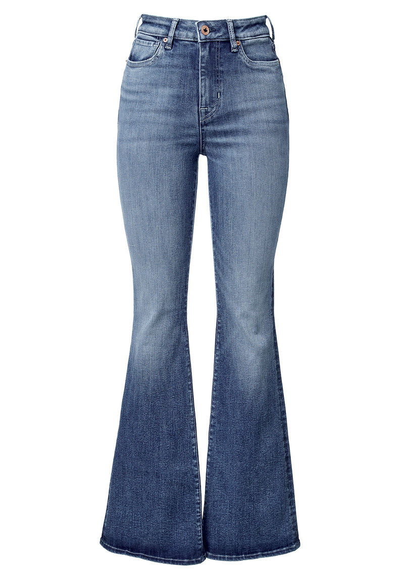 Buffalo David Bitton Joplin High Rise Flared Women’s Jeans - BL15899 Color INDIGO