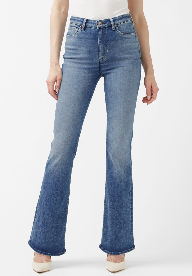 Buffalo David Bitton Joplin High Rise Flared Women’s Jeans - BL15899 Color INDIGO