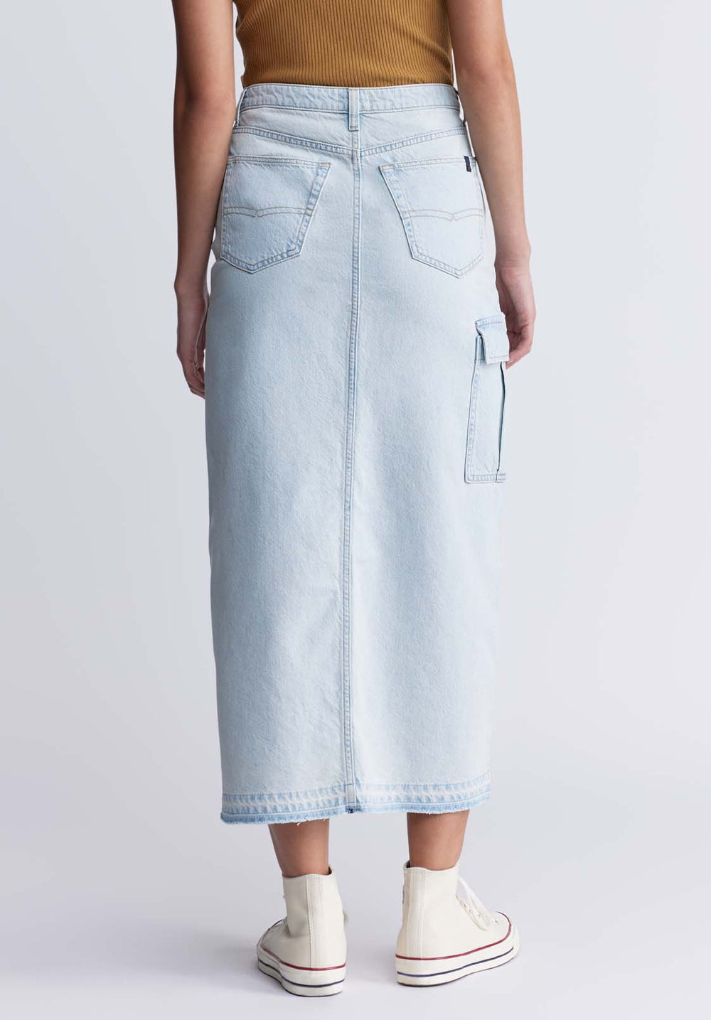 Buffalo David Bitton Samantha High Waist Denim Skirt Indigo Size 31