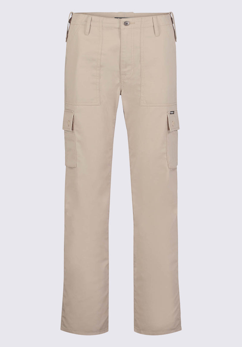 Buffalo David BittonHigh Rise Jane Women's Loose Straight Pants in Beige - BL15975 Color SAFARI