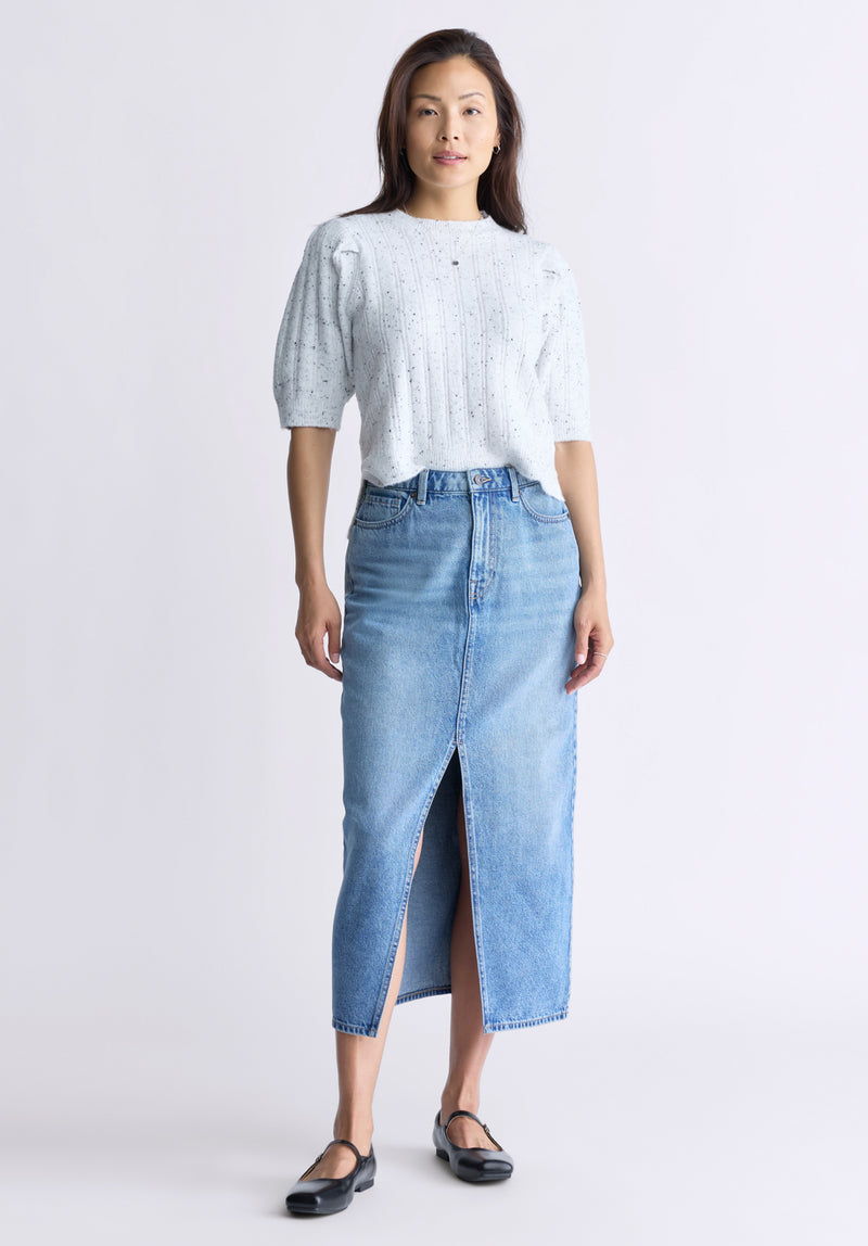 Blue jean skirt womens deals