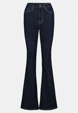 High Rise Flare Joplin Women's Jeans color INDIGO