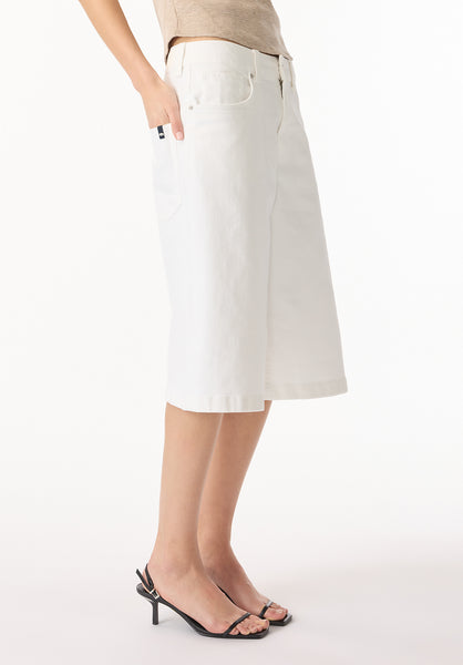 Jackie Women's Jorts, White - BL16074