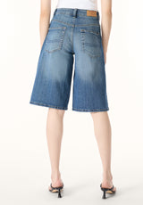 Jackie Women's Jorts, Authentic Indigo - BL16075
