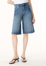 Jackie Women's Jorts, Authentic Indigo - BL16075