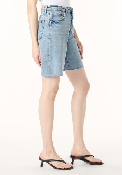 High Rise Women's Bermuda Bambi, Vintage Blue - BL16079