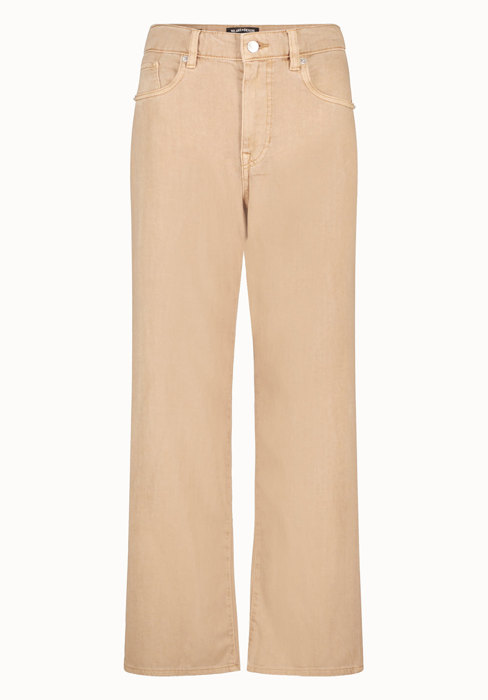 High Rise Wide Leg Addie Women's Pants, Almond Beige – Buffalo