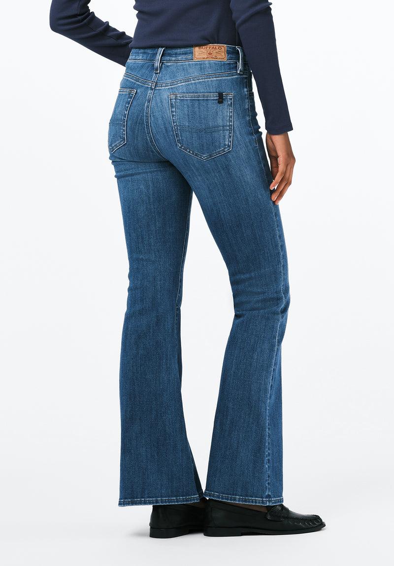 High Rise Flare Joplin Women's Jeans color INDIGO