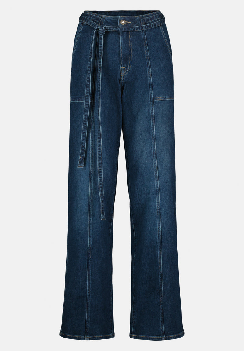 High Rise Wide Leg Addie Women's Jeans color INDIGO