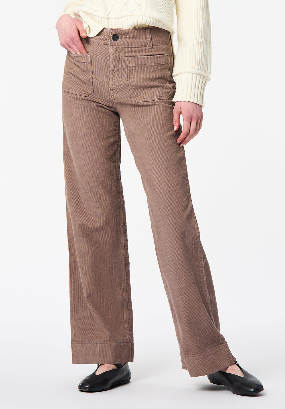 High Rise Wide Leg Adele Women's Pants, LEAFLESS TREE – Buffalo