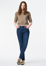 Mid Rise Straight Mary Women's Jeans color INDIGO