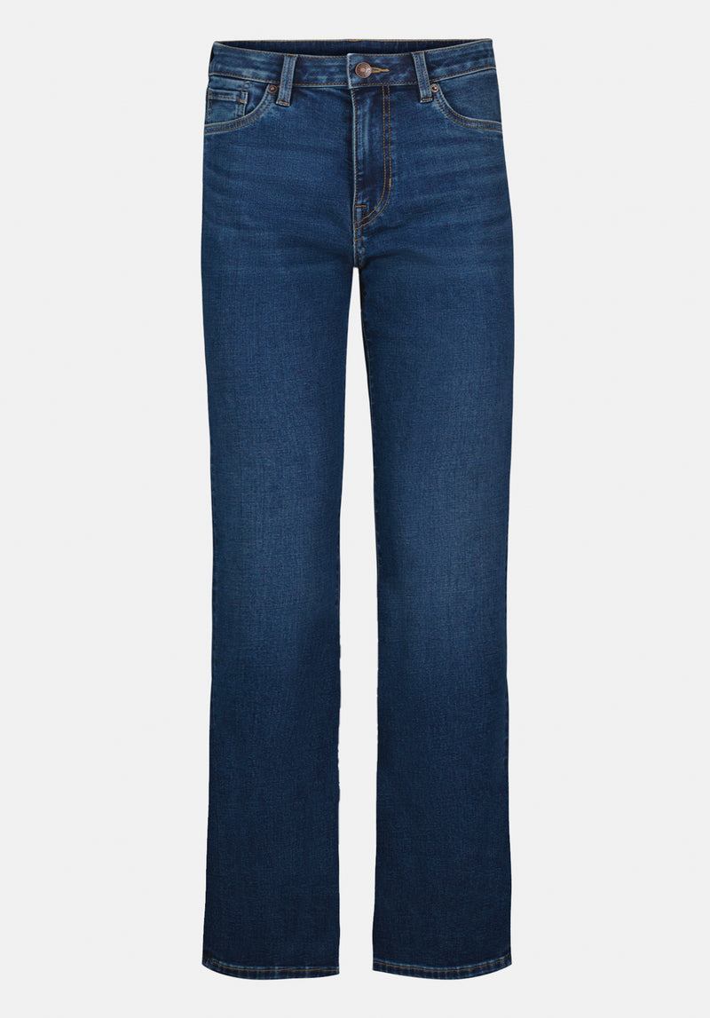 Mid Rise Straight Mary Women's Jeans color INDIGO