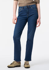 Mid Rise Straight Mary Women's Jeans color INDIGO