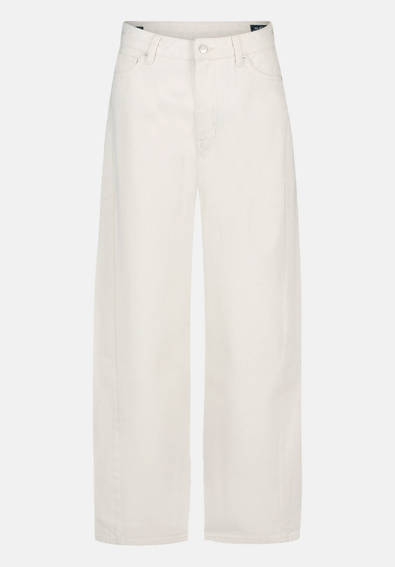 High Rise Barrel Barbara Women's Pants color ECRU