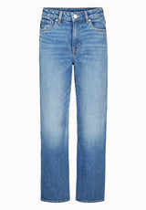 Mariah Women’s Mid Rise Straight Jeans, Classic Wash - BL16207