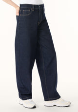 Bella Women’s Baggy Fit Jeans, Rinse Wash - BL16214