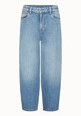 Bella Women’s Baggy Fit Jeans, Light Blue Wash - BL16215