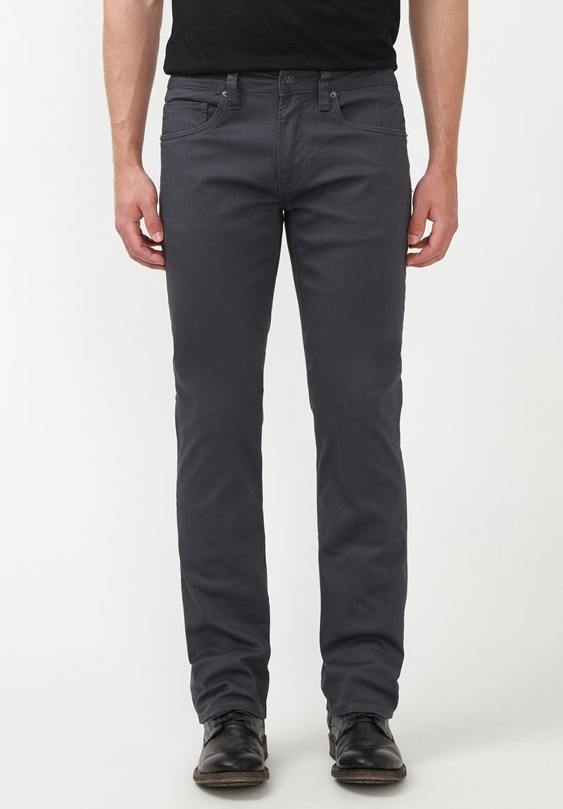 Straight Six Men's Twill Pants in Charcoal Gray - BM16083