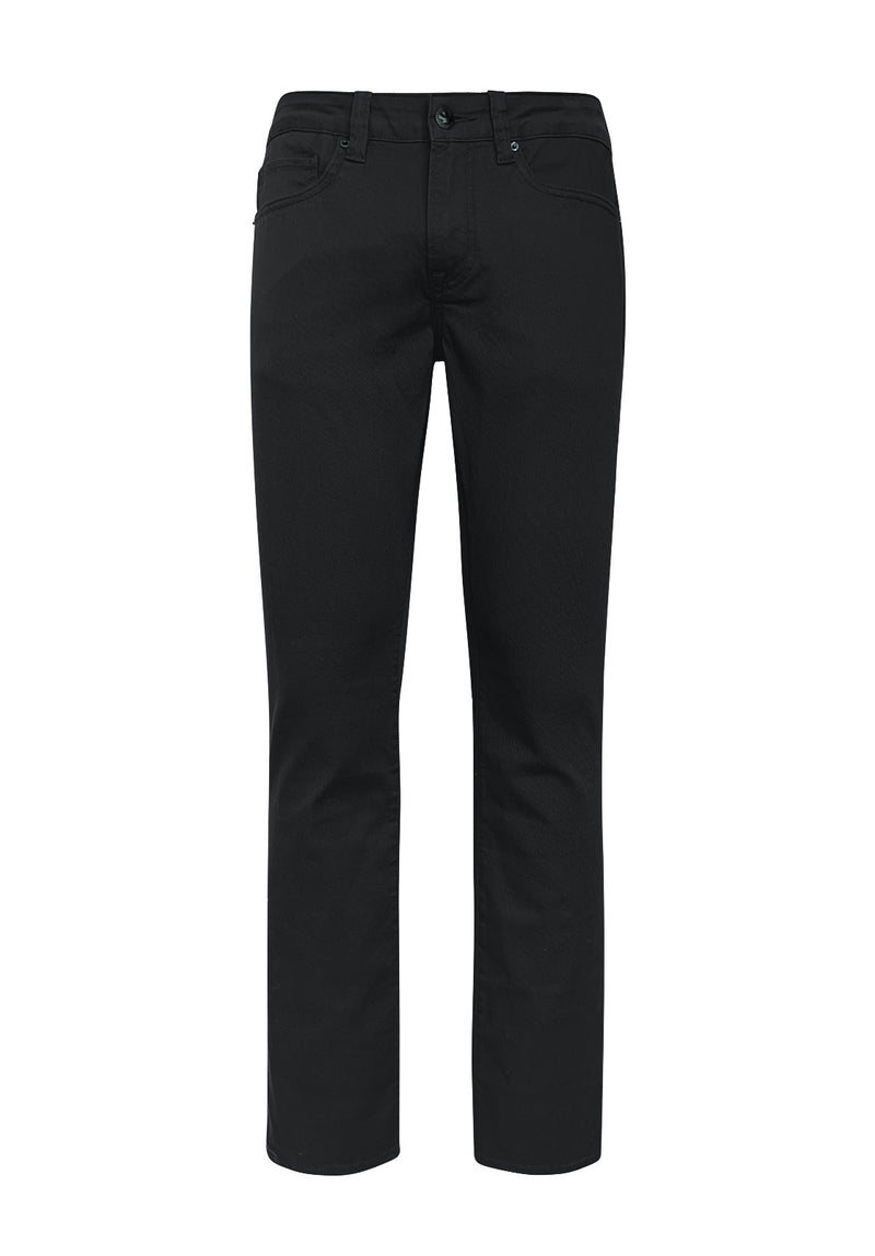 Straight Six Men's Twill Pants in Authentic Black - BM16083