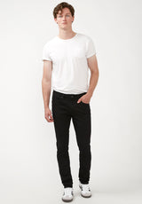 Skinny Max Men's Jeans in Midnight Wax Black - BM16780