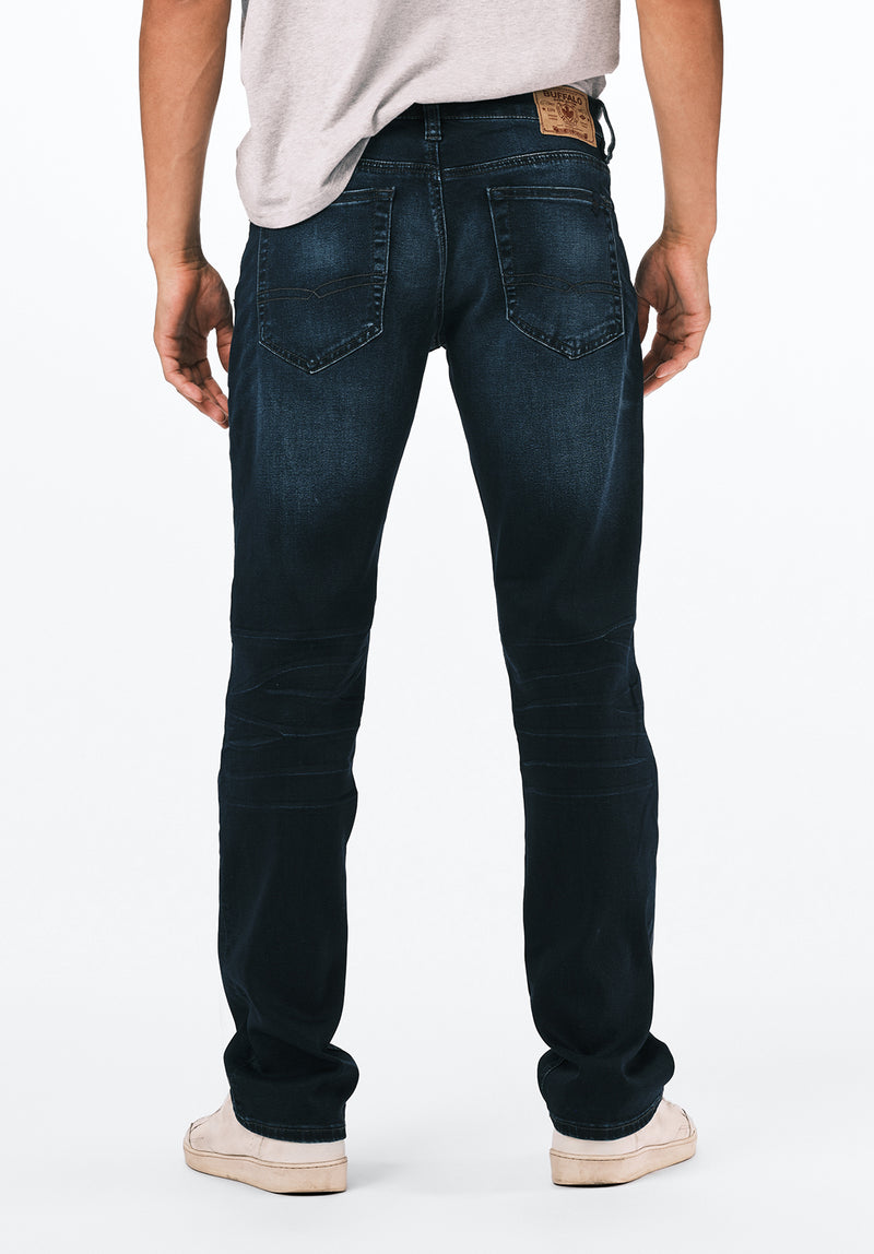 Straight Six Men's Jeans in Authentic and Deep Indigo - BM20457