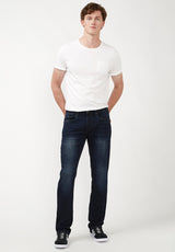 Jean droit pour homme Straight Six, indigo - BM20457