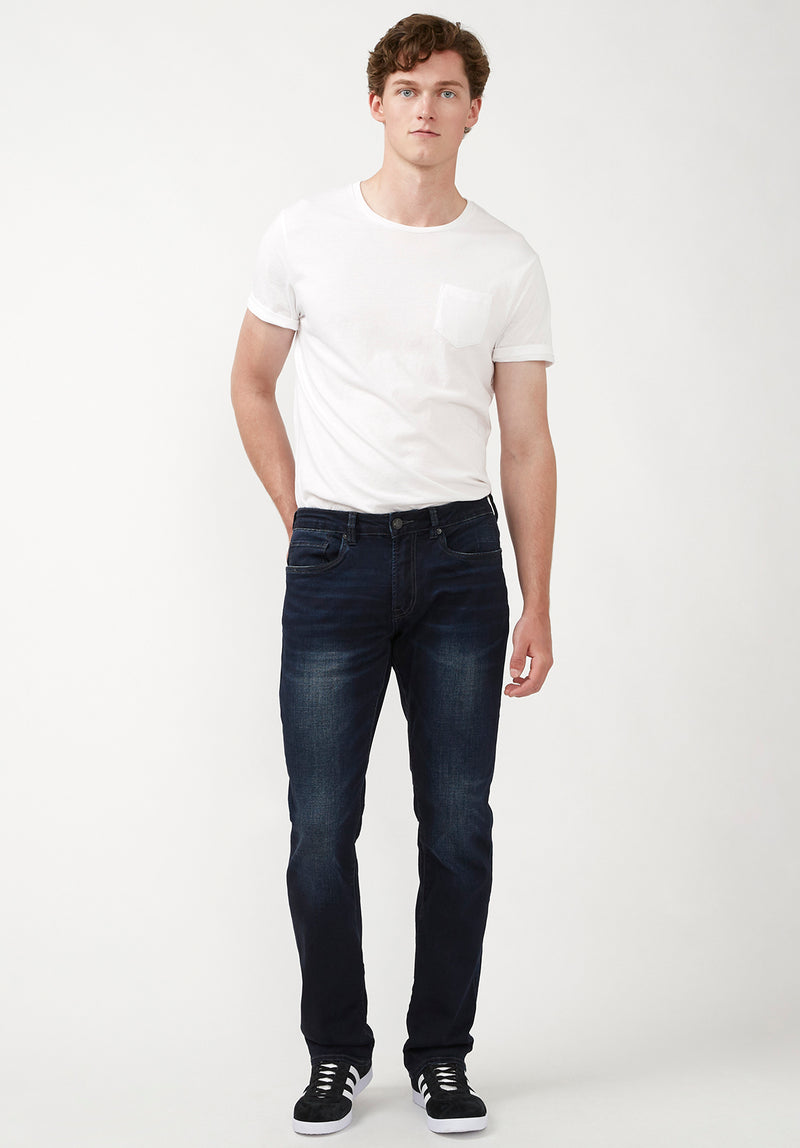 Jean droit pour homme Straight Six, indigo - BM20457